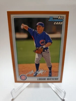2010 Bowman Prospects Orange /250 Logan Watkins #BP11 - Image 1 of 2