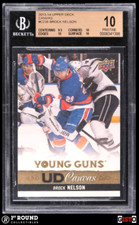 Brock Nelson RC BGS 10: 2013-14 Upper Deck Canvas Rookie Pristine Gisto POP 7