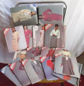 16 Vtg 80s Lot Folded Uncut McCalls Stitch N' Save Clothing Fashion Patterns gr - Picture 1 of 8