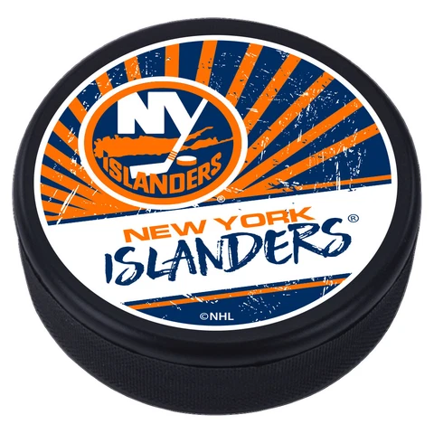 New York Islanders Reverse Retro Classic 3D Textured Souvenir Hockey Puck Cover