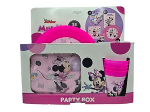 Disney Minnie Mouse Kinder Geschirr-Set Becher Teller Ballons Party Tüten - Bild 1 von 2