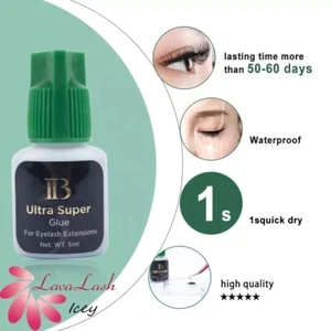 IB Ultra Super Eyelash Extension Glue Fast Dry Very Strong Adhesive For Lash 5ml - Imagen 1 de 5