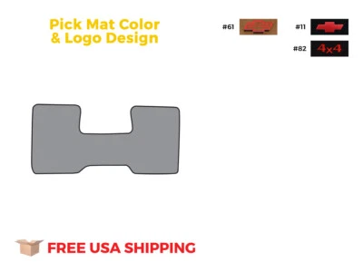 Se adapta a camioneta Chevrolet C10 1974 2x2 automática/3 velocidades alfombrilla de túnel bajo fila delantera 1 pieza Cu Foto 1 de 4