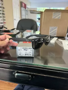 ray ban new wayfarer matte Black Rb2132 Polarized - Picture 1 of 4