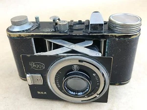 Krauss Peggy G.A Vintage 1930s Black Camera w/ 5cm f/2.8 Tessar - Rare - Picture 1 of 12