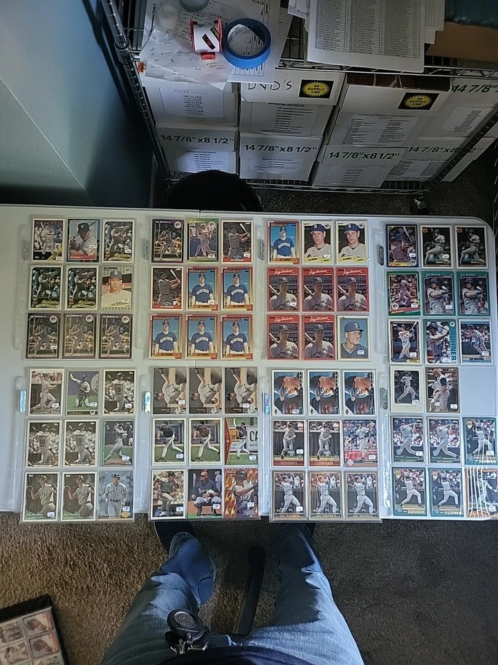Lote de 72 cartas de Jay Buhner com seu cartão de controle remoto Donruss! Mariners and Yankees! Controle remoto!! - Imagem 1 de 4