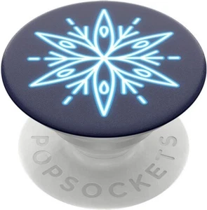 PopSockets Collapsible Grip and Stand for Phones and Tablets - Neon Snowflake - Photo 1 sur 5