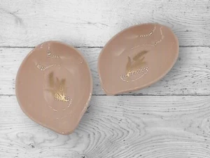 Raro set di piatti Lenox China Harvest Wheat Blush beige, made in USA, anni '40 - Foto 1 di 12