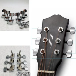 Chrome 6 Profession Guitar String Tuners Machine Heads Tuning Pegs Keys Set 3R3L - Picture 1 of 6