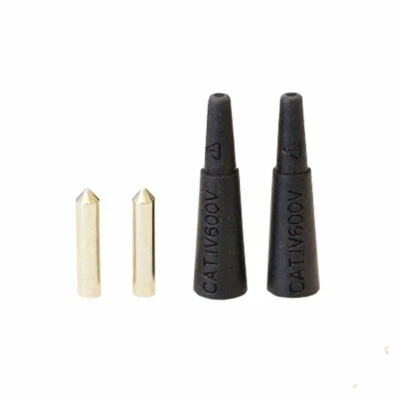 Megger 2 Probe GS38 Shrouds & 2 Metal Tips for TPT420 Voltage/Continuity Tester