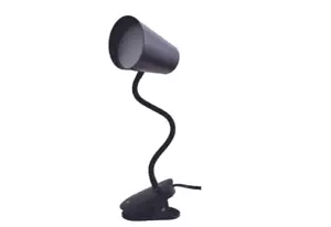 Modern LED Clip Light Lamp with Flexible Gooseneck Black - Picture 1 of 6