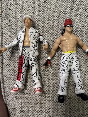 Lote de 2 figuras de lucha libre WWF WWE Jakks Too Cool Brian Christopher Scotty Foto 1 de 4