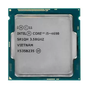 PROCESSEUR INTEL i5-4690 i5 4690 3,5 - 3,9 GHZ SOCKET 1150 avec pâte thermique - Foto 1 di 1