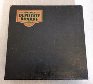 Vintage Milton Bradley Whist Bridge Contract Duplicate Board with Playing Cards - Picture 1 of 9