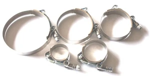 Abrazadera de manguera turbo acero inoxidable (rango de sujeción 110-118) - Abrazadera Steel304 - Imagen 1 de 1