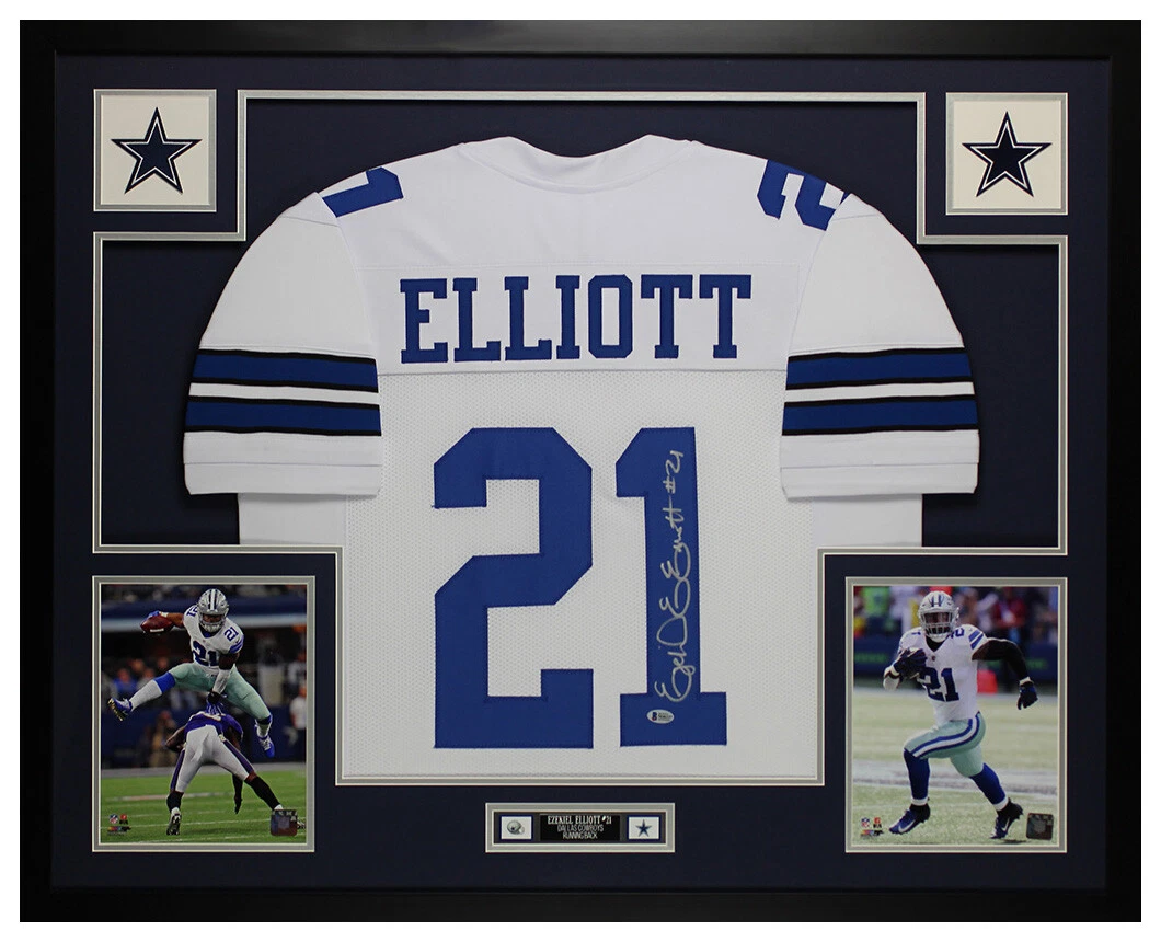 Ezekiel Elliott Dallas Cowboys NFL Original Autographed Jerseys