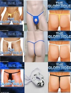 81-203 Herren Posing Showmaster Mini G String Tanga mit Penisloch 6 Farben S-XL - Bild 1 von 44