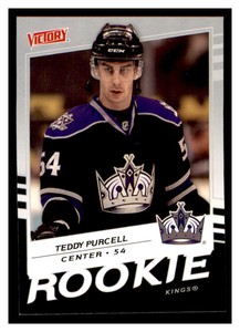 2008 Upper Deck Victory #212 TEDDY PURCELL RC Los Angeles Kings ~G4O