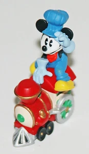 MICKEY MOUSE EXPRESS FIGURE TRAIN LOCOMOTIVE RAILROAD HALLMARK MERRY MINIATURES - Picture 1 of 1