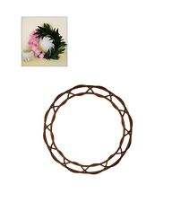 5x Flat 12" Plastic Brown Make your own Wreath Hanging Decoration Frame. S7807
