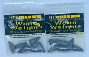 (2) HI-TECH TACKLE 3/8OZ. WORM WEIGHTS 6PCS PER PACK  - Picture 1 of 1