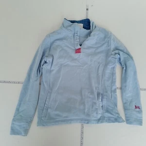 Help For Heroes Sweatshirt 10 Blue Womens Sweater 1/4 Zip Jumper Pockets Army - Picture 1 of 10