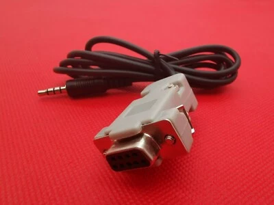 DB9 9 Pin Female to 3.5mm Male Plug Serial Cable RS232 to 1/8 inch Conversion - Image 1 of 2