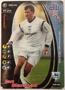 2002 Card Football Champions Base Action Panini Premier League England 2001-02