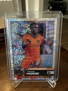 2023 Topps Chrome MLS TEENAGE HADEBE SPECKLE REFRACTOR HOUSTON DYNAMO #109 - Picture 1 of 2