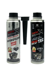 NanoBorTeX Öl Additiv + Motorspülung NanoBor Motorschutz Bor Motorbeschichtung - Bild 1 von 8