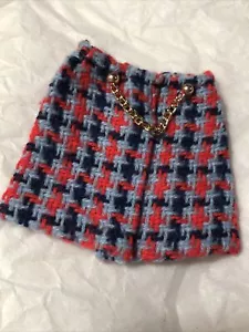 Vintage 1971 Mattel Barbie Doll Fashion Plaid Skirt #3408 Super Scarf - Picture 1 of 6