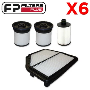 6 x Wesfil Service Kit - WA5230, WCO154, WCF195 Captiva 2.2L T/Diesel CGII Z22D1 - Picture 1 of 1