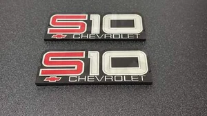 Chevrolet Chevy First Gen S10 Kotflügel Emblem Paar Repop - Bild 1 von 8