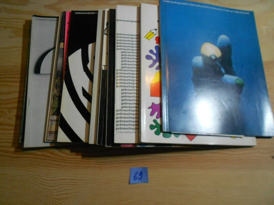 Gebrauchsgraphik International - kompletter Jahrgang 1967/ 1968/ 1969 / 1971 - Bild 1 von 1