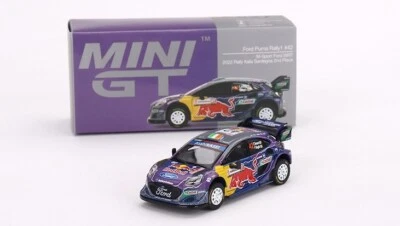 Mini GT 1:64 Ford Puma Rally1 #42 M-Sport 2022 Rally Italia Cerdeña MGT00627 Foto 1 de 3
