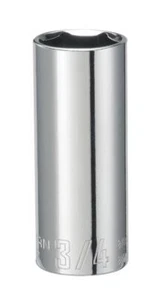 Craftsman 3/4 in. X 1/2 in. drive SAE 6 Point Deep Socket - Picture 1 of 1