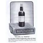 BLACK & WHITE Scotch Whisky - Vintage Advertisement 1922