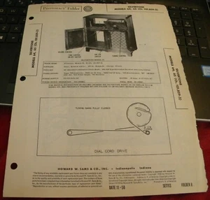 MODELOS COMBINADOS RADIO-FONO SILVERTONE: 64, 65 (SAMS PHOTOFACT 113-8) - Imagen 1 de 1