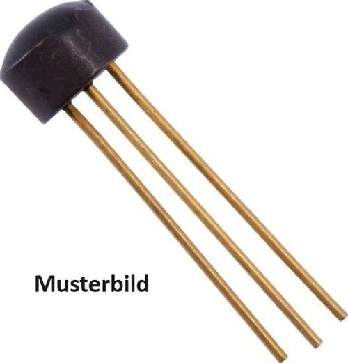 Transistor, 2 Stück BC114 Si-NPN NF, 30V, 0,05A, 0,2W, TO-106, unbenutzt - Bild 1 von 1