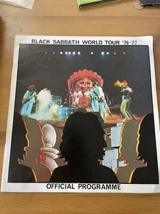 Black Sabbath Programme 1976 - 77 - Imagen 1 de 1