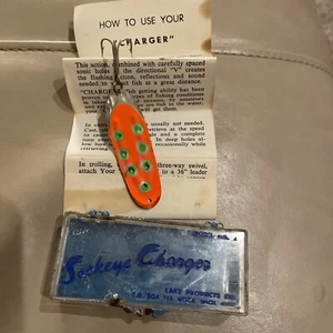 Sockeye Charger Lure Made Utica Michigan USA 1967 In Orig Box - Picture 1 of 4