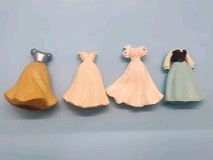 Disney Princesses Rubber Dresses And Clip On Dress For Small Figurine - Picture 1 of 7
