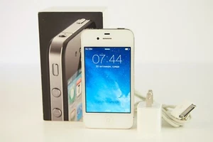 Apple iPhone 4 - 16 GB - White (Unlocked) - Afbeelding 1 van 11