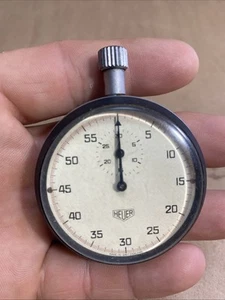 Cronómetro Heuer 7700 Leonidas vintage cuerda munual hecho en Suiza - Imagen 1 de 22