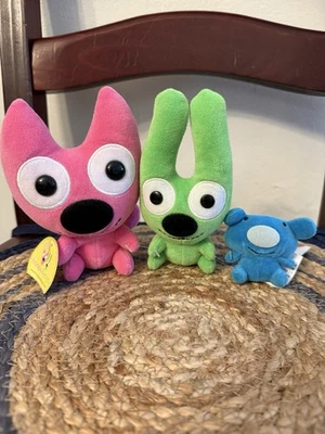 Hallmark Hoops & Yoyo Piddles A Trio of Plush pals Soft Stuffed Toys Set Rare - Image 1 of 4