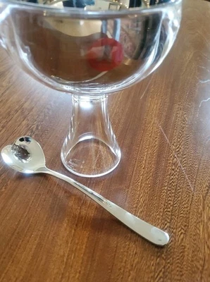 NUEVO ALESSI Big Love AMMI01S Cuenco de helado con cuchara en forma de corazón Miriam Mirri Foto 1 de 4