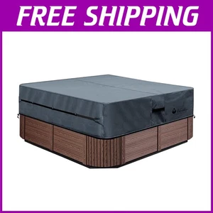Heavy Duty 600D Polyester Hot Tub Cover - Gray - Picture 1 of 10