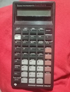 Vintage Texas Instruments BA II + Financial Advanced Business Analyst Handheld - Picture 1 of 3