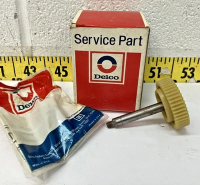 Delco Windshield Wiper Motor Gear w/Shaft 22038901 1982-1989 Buick Skyhawk (744) - Image 1 of 4