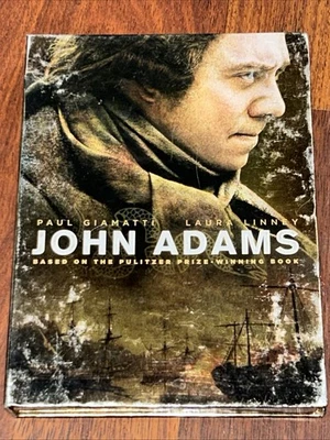 DVD John Adams HBO (2008 film) 3 Disc Set  Paul Giamatti & Laura Linney - Image 1 of 4
